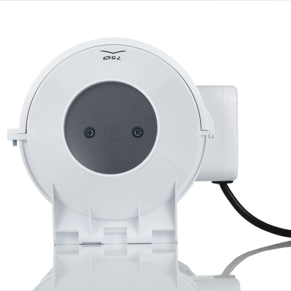 Back side of Inline fan