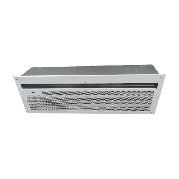 Recessed air curtain