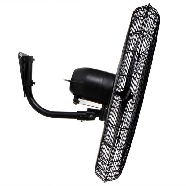 side view of industrial wall fan