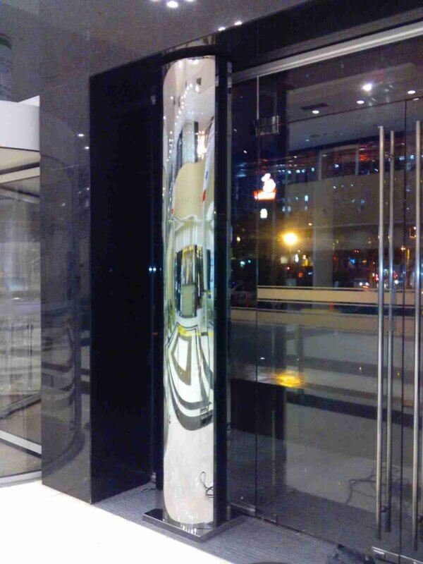 vertical air curtain for restaurant entry