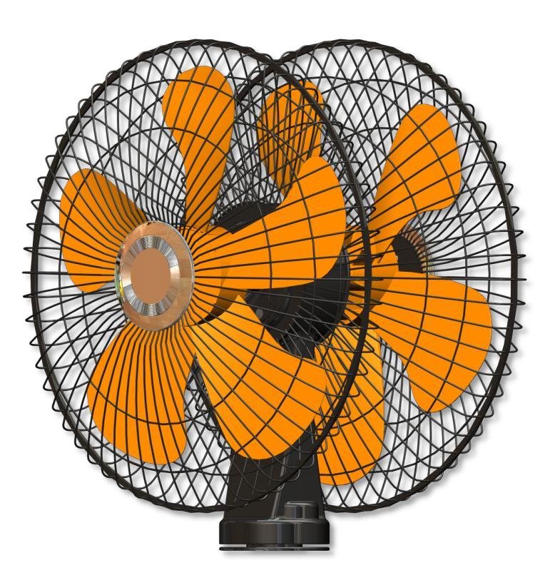 two head fan blades