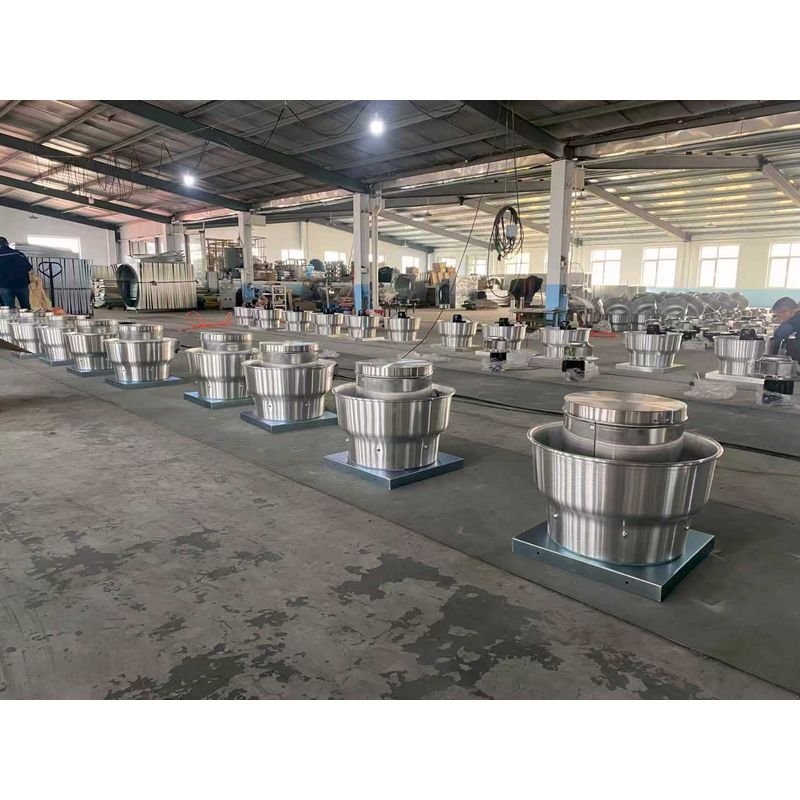 Upblast roof fan assembly