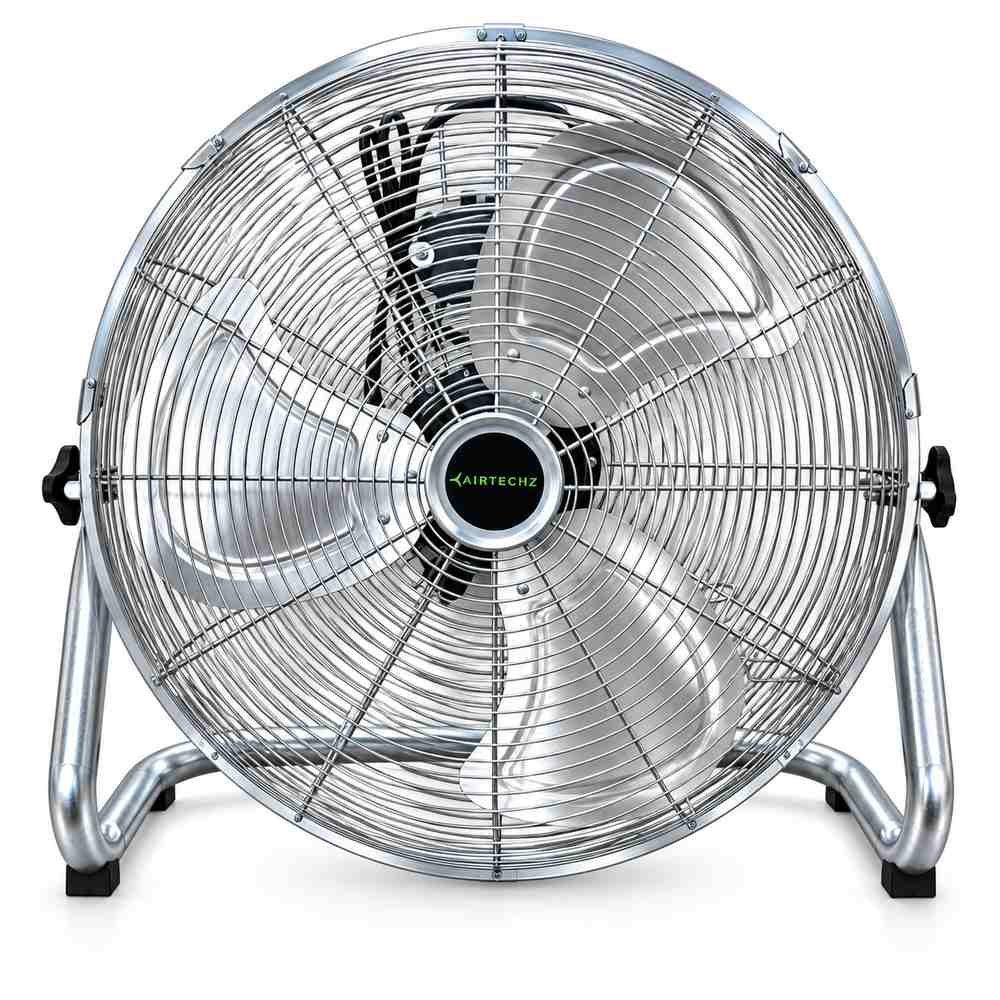 Airtechz industrial floor fan front view