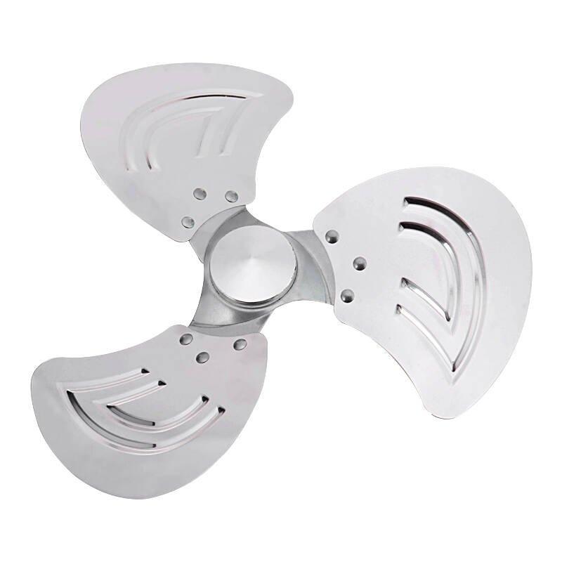 Aluminum blade propeller for industrial floor fan