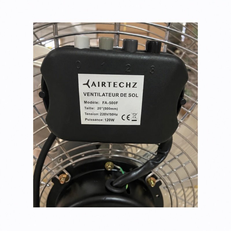 Three-speed control box of Airtechz industrial floor fan