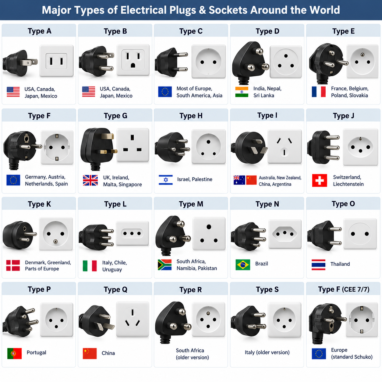Industrial floor fan plug options