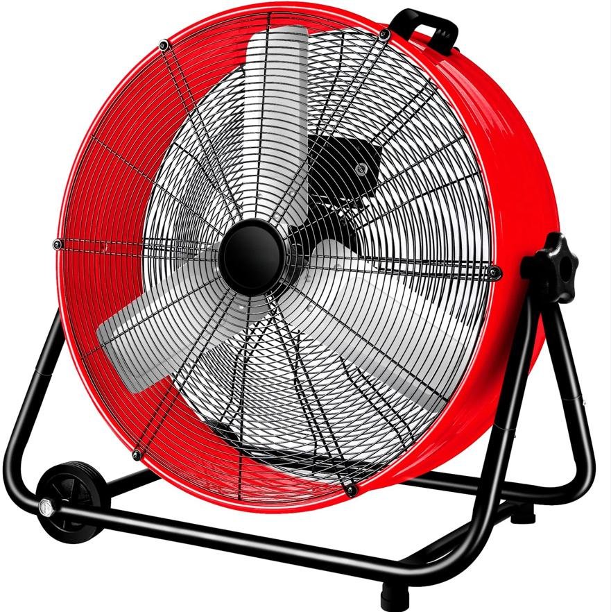 drum fan red color
