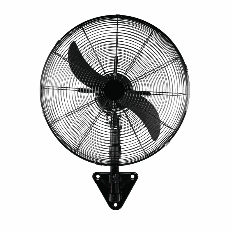 Two-blade industrial wall fan configuration