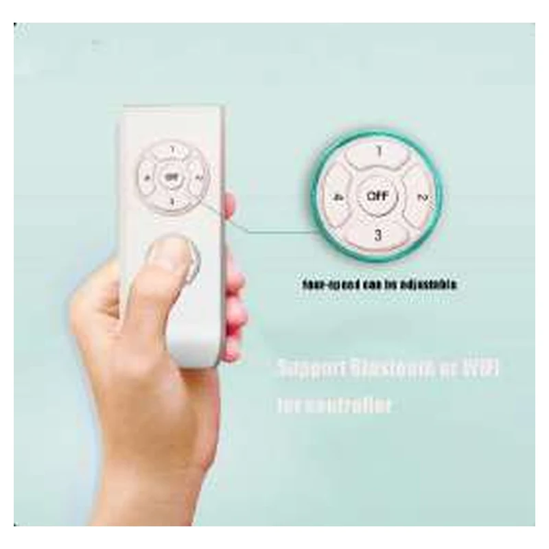 Remote handset and speed controller option for the BLDC exhaust fan