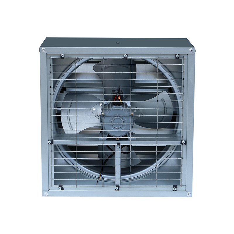Direct-drive square industrial exhaust fan