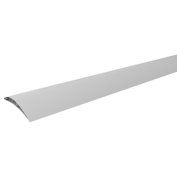 Aluminum fan blade profile with internal reinforcing ribs