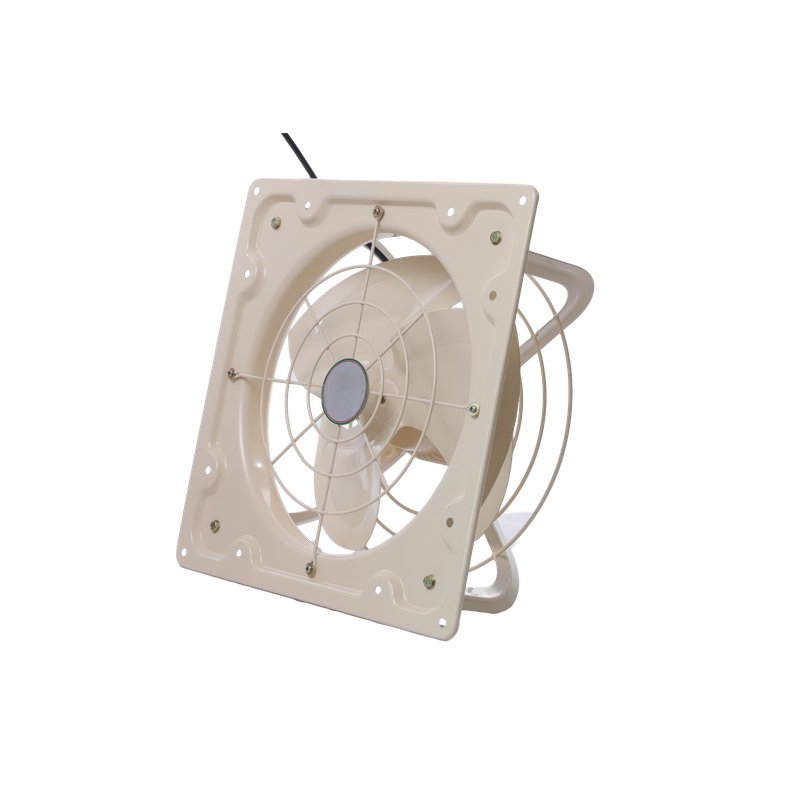 FA10 grille-type wall exhaust fan shown at an angle
