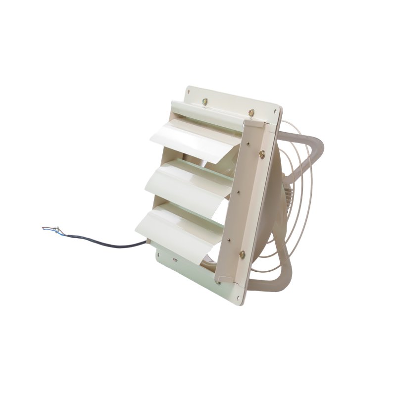 FA10 shutter exhaust fan with open horizontal louvers